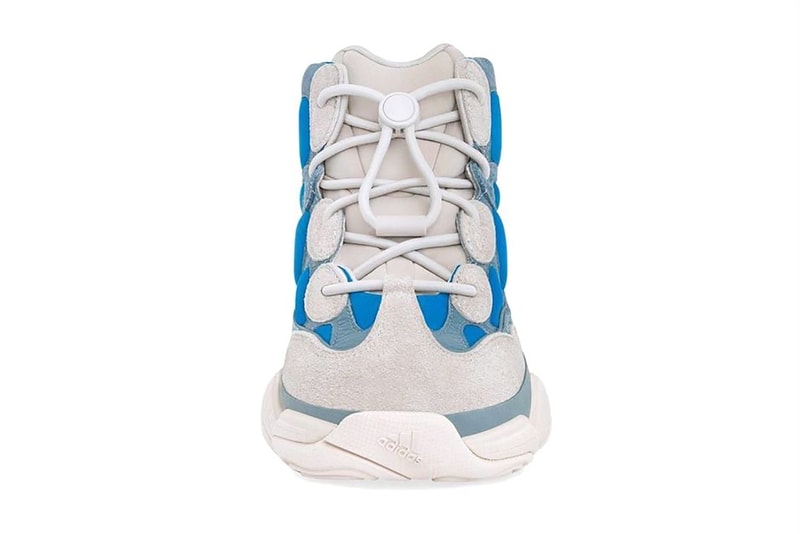 adidas YEEZY 500 High 最新配色「Frosted Blue」率先登場