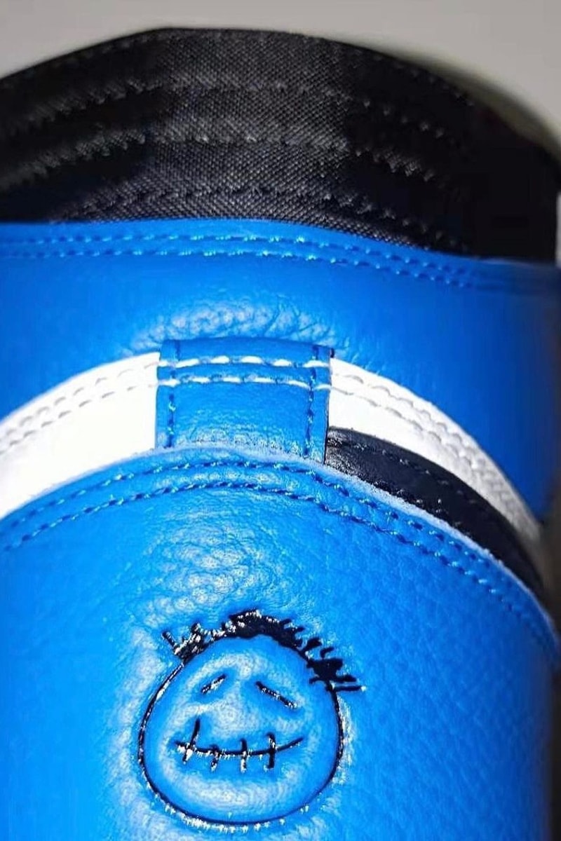 fragment design x Travis Scott x Air Jordan 1 三方聯名鞋款率先曝光