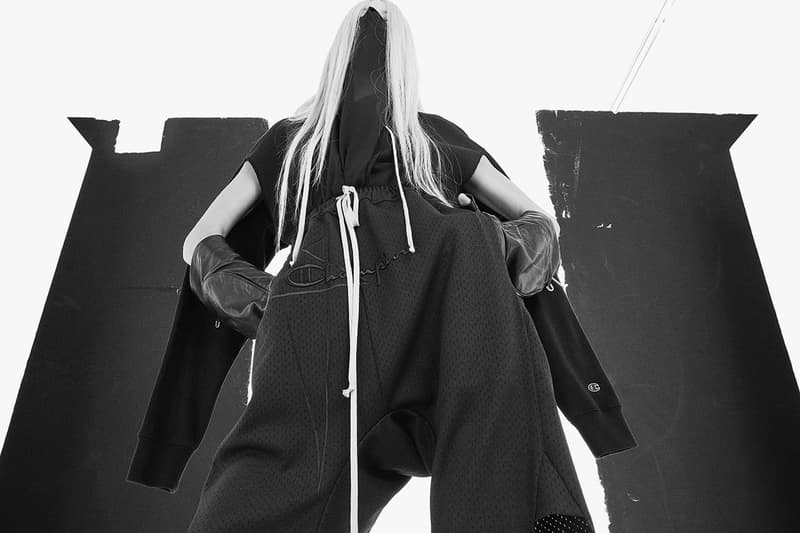 Rick Owens x Champion 2021 春夏聯名系列正式登場