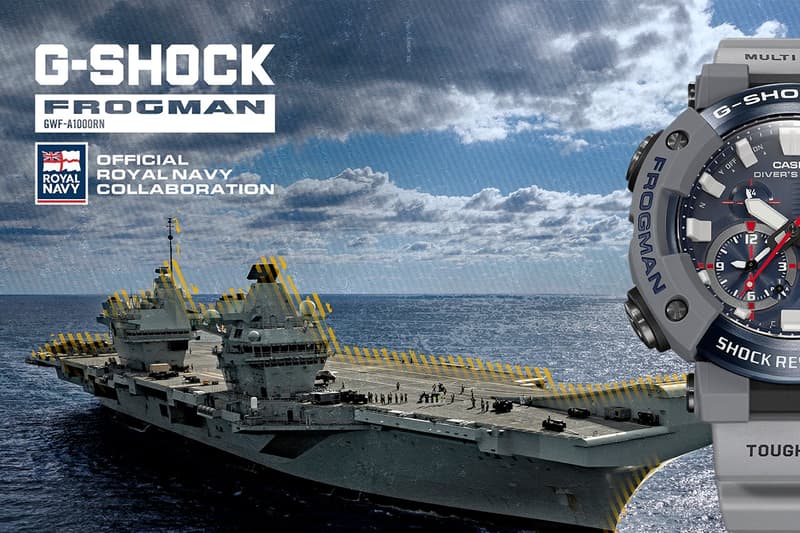 G-Shock 攜手英國皇家海軍打造 Frogman 別注腕錶