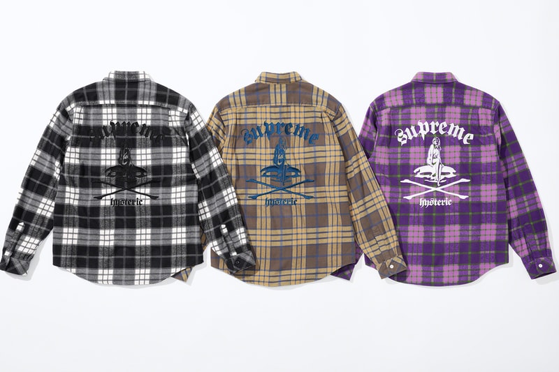 Supreme x HYSTERIC GLAMOUR 全新聯乘系列正式發佈
