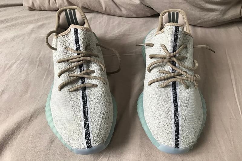 adidas YEEZY BOOST 350 V2 最新配色「Bone/Blue」鞋款率先曝光