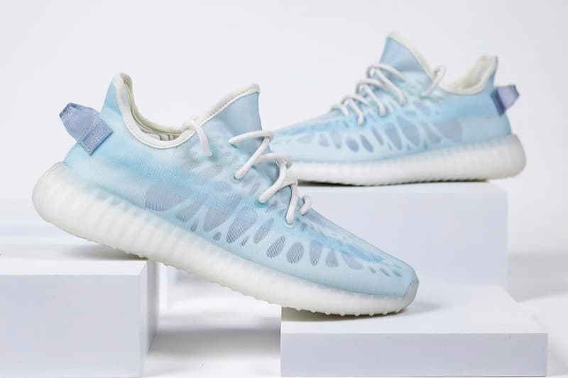 adidas YEEZY BOOST 350 V2 最新配色「Mono Ice」近賞圖輯再曝光