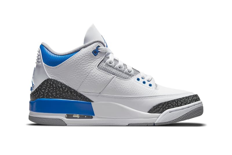 Air Jordan 3 最新配色「Racer Blue」官方圖輯率先登場