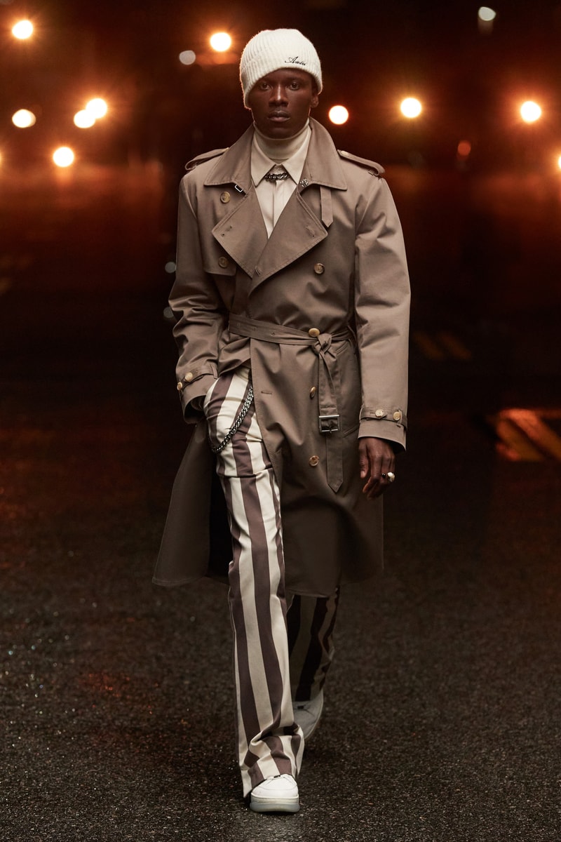 AMIRI 全新 2021 秋冬男裝⼤秀系列正式登場