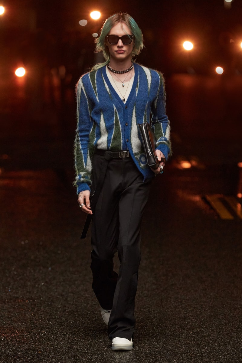 AMIRI 全新 2021 秋冬男裝⼤秀系列正式登場
