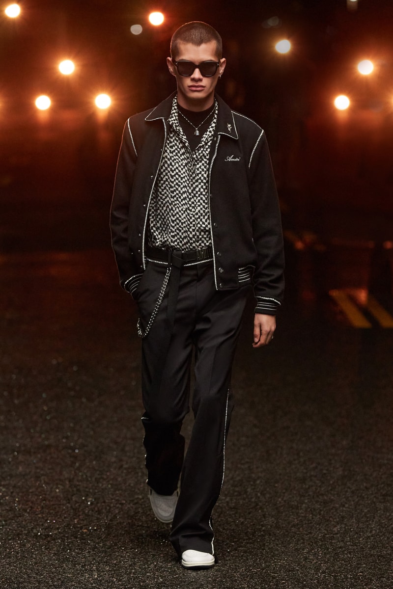 AMIRI 全新 2021 秋冬男裝⼤秀系列正式登場