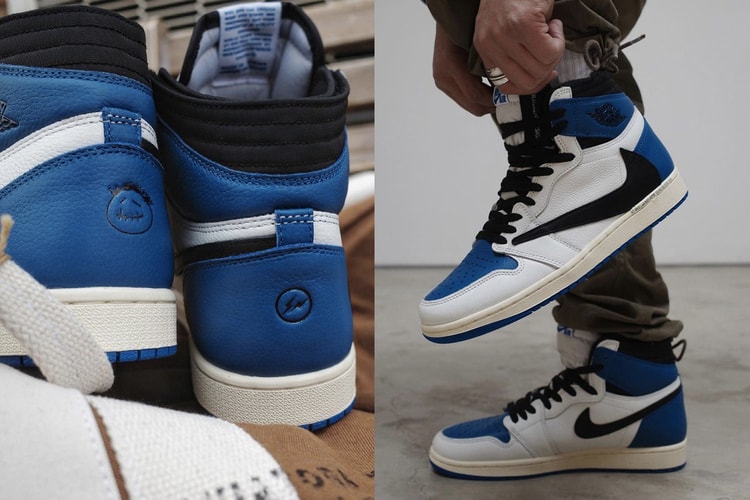再次近賞 fragment design x Travis Scott x Air Jordan 1 三方聯名鞋款