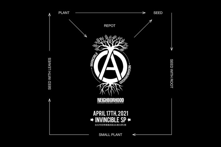 NEIGHBORHOOD 植物支線 Specimen Research Laboratory 即將登陸 INVINCIBLE 開設 Pop-Up 店舖