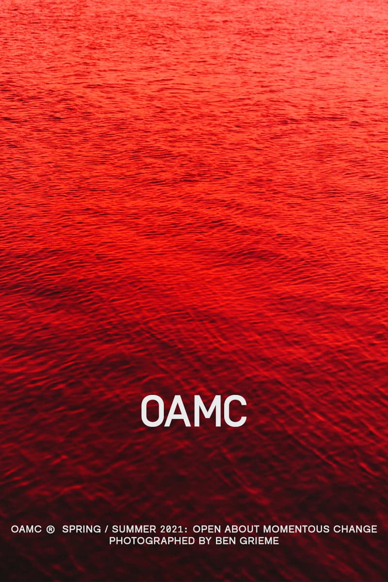 OAMC 2021 春夏系列形象廣告正式登場