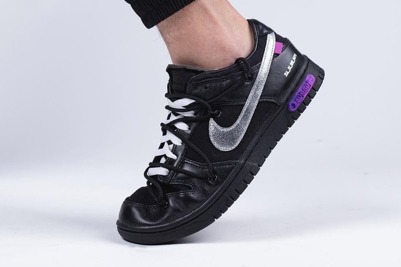 近賞 Off-White™ x Nike Dunk Low「The 50」全新黑銀配色