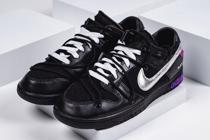 近賞 Off-White™ x Nike Dunk Low「The 50」全新黑銀配色