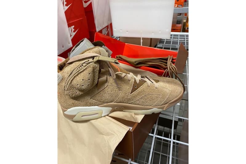 Travis Scott x Air Jordan 6「British Khaki」全新聯乘鞋款實鞋近賞