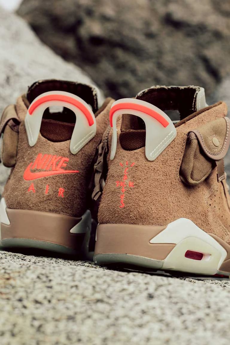 Travis Scott x Air Jordan 6 最新聯名配色「British Khaki」正式登場