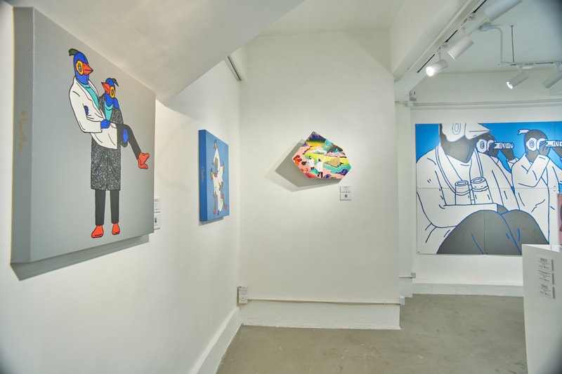 走進台灣藝術家張騰遠個人作品展《鸚鵡人登陸香港》