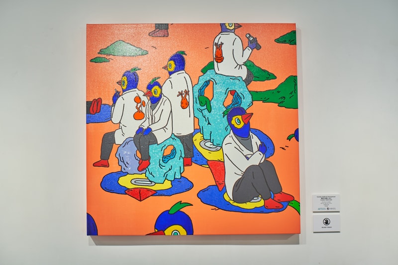 走進台灣藝術家張騰遠個人作品展《鸚鵡人登陸香港》