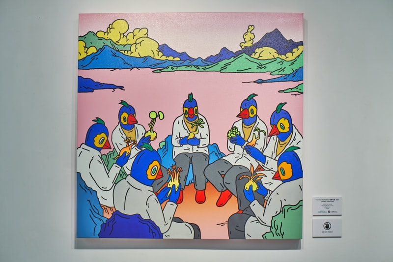 走進台灣藝術家張騰遠個人作品展《鸚鵡人登陸香港》