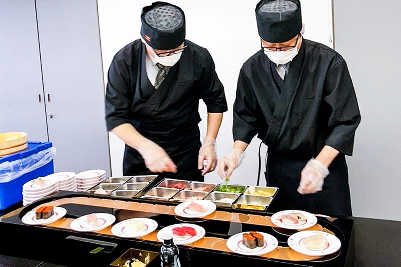 日本連鎖迴轉壽司 Kappa Sushi 推出「出租輸送帶」服務
