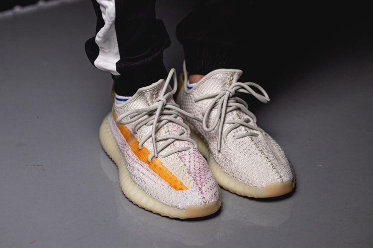 率先一覽鞋面變色技術 YEEZY BOOST 350 V2「Light」最新清晰圖輯