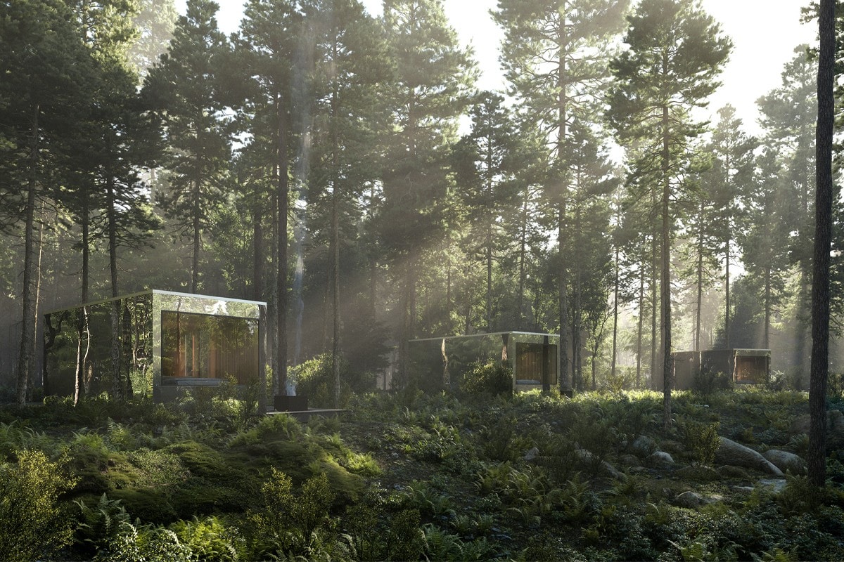 建築事務所 Leckie Studio 攜手 Aruliden 打造全新森林 Arcana 鏡面屋