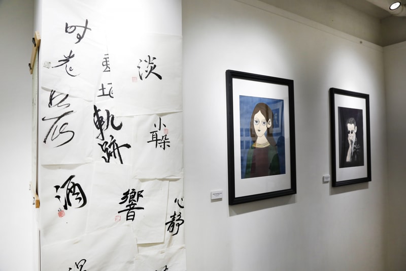 走進本地書法藝術家 Little ears 首個藝術展覽