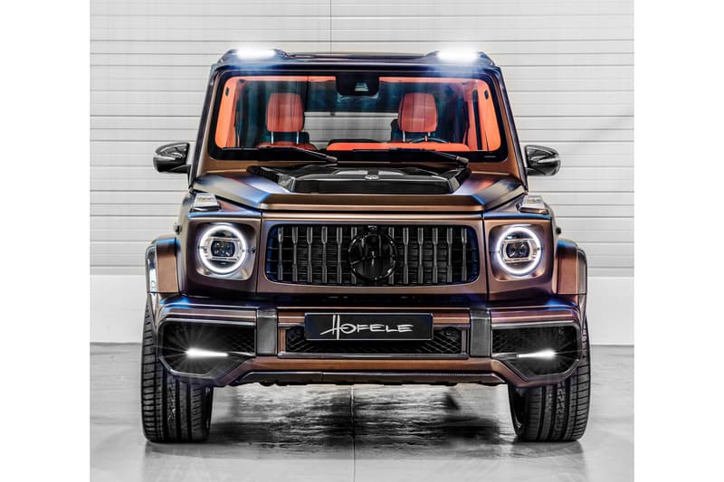 HOFELE 發表全新 Mercedes-AMG G63 定製車漆碳纖維改裝車型