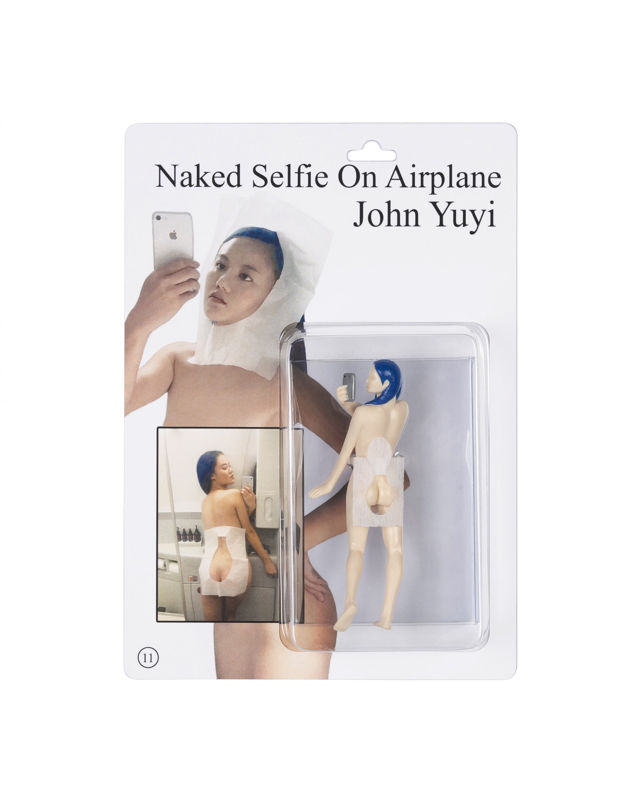 John Yuyi 攜手難關太郎推出限量人偶公仔：「機上廁所的裸體自拍」