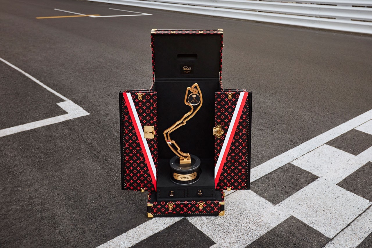 Louis Vuitton 打造 F1 賽車 Monaco 大獎賽「獎盃箱包」首次亮相