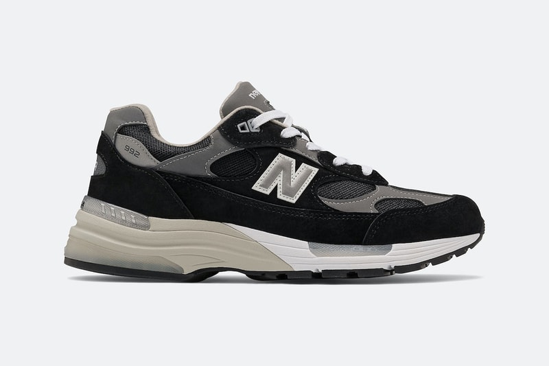 New Balance 992 黑灰配色正式上架