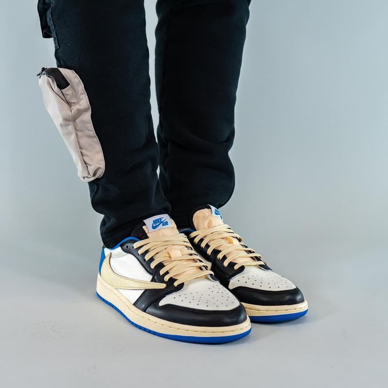 再度近賞 Travis Scott x fragment design x Air Jordan 1 Low 全新聯乘鞋款