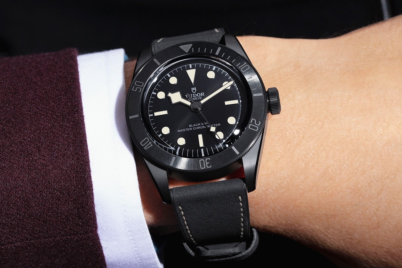 Tudor 發表全新陶瓷材質黑魂樣式 Black Bay 潛水腕錶