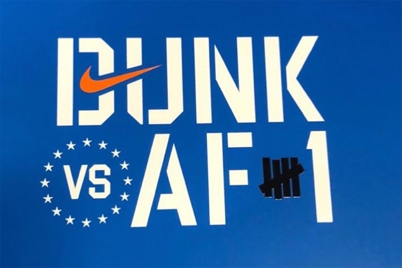 率先預覽 UNDEFEATED x Nike Dunk Low「Dunk vs AF-1」全新聯乘鞋款