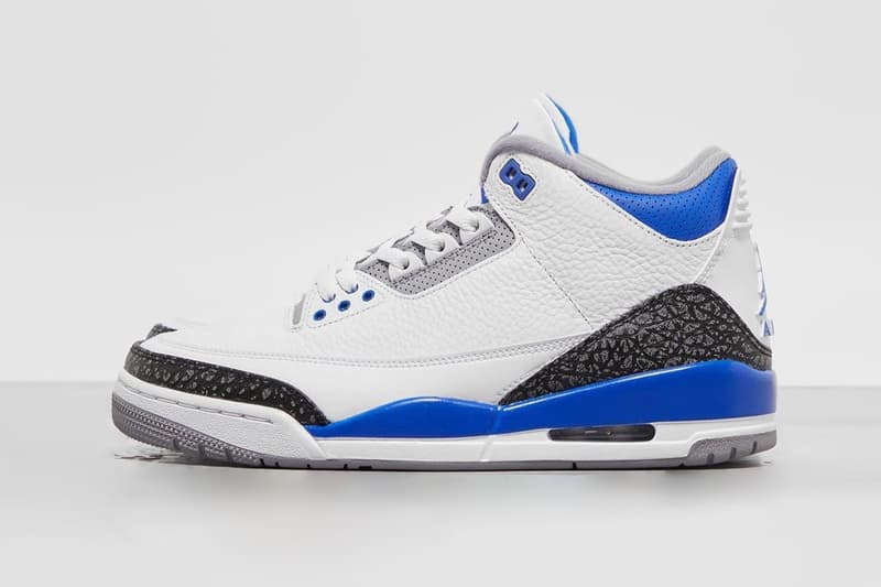 率先近賞 Air Jordan 3 最新配色「Racer Blue」