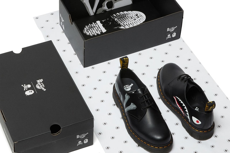 Dr. Martens x BAPE x Mastermind Japan 三方聯乘「1461 Oxford」正式登場