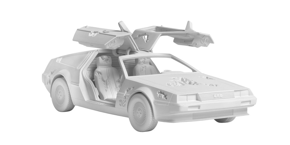 Daniel Arsham 打造最新 Eroded Delorean 雕塑作品 Hypebeast