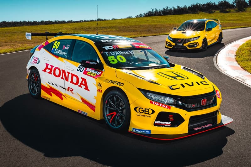 Honda 發表全新「Sunlight Yellow」別注塗裝 Civic Type R TCR 車款