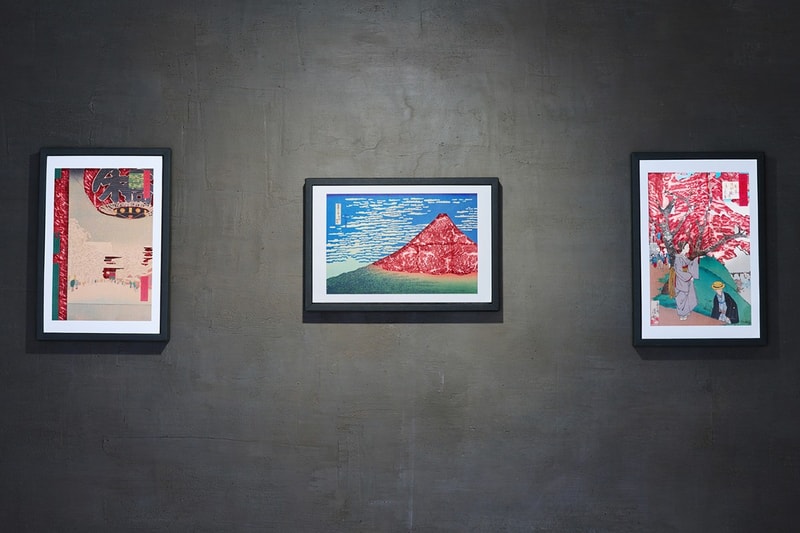 日本知名火鍋店舖 Hyotanya 打造葛飾北齋名作《冨嶽三十六景》系列和牛木版畫