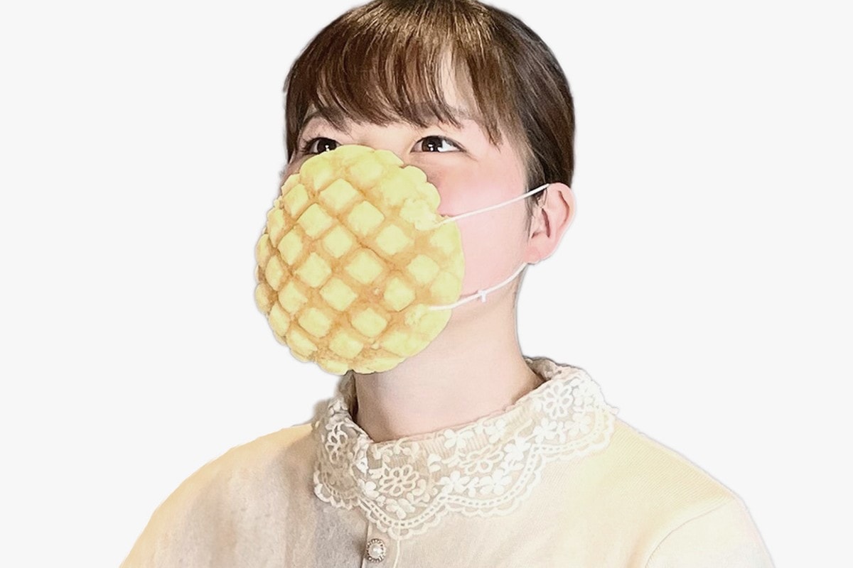 日本連鎖麵包店 Melon de melon 打造全球首款可食「菠蘿麵包口罩」