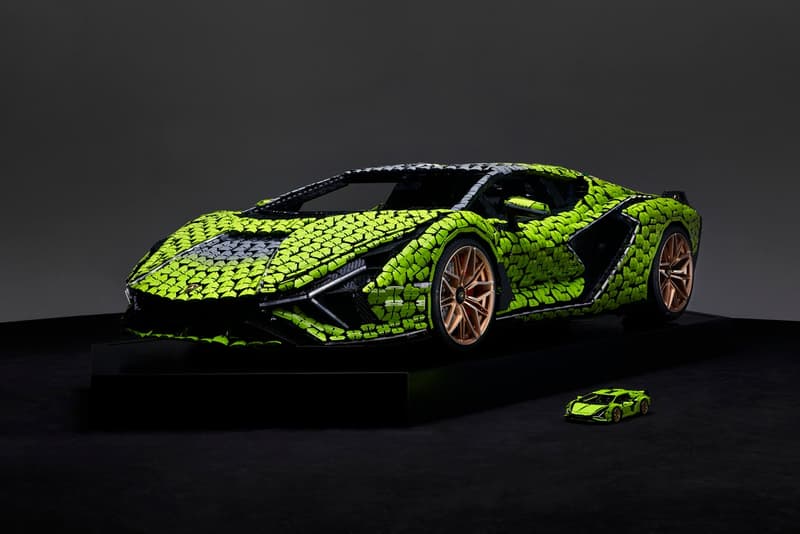 LEGO Technic 實體化 1:1 尺寸 Lamborghini Sián 超跑積木模型