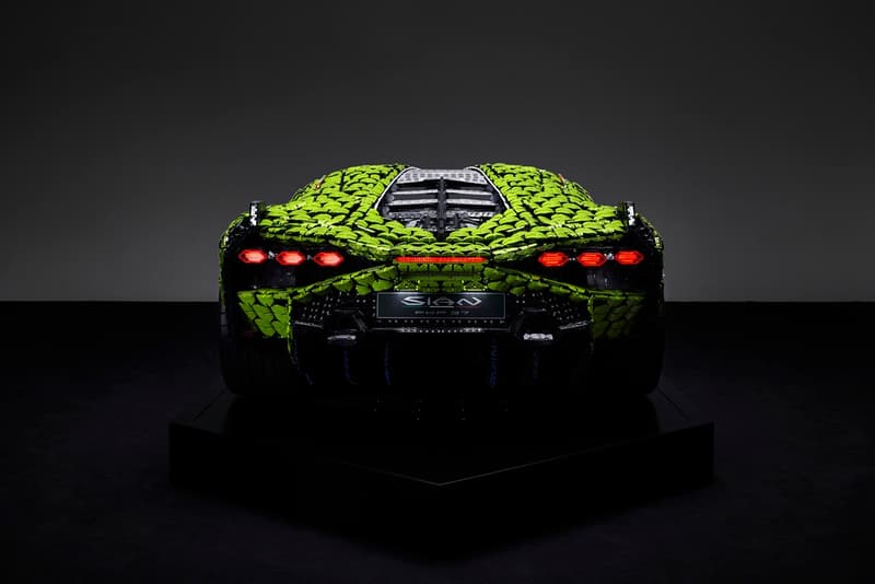 LEGO Technic 實體化 1:1 尺寸 Lamborghini Sián 超跑積木模型