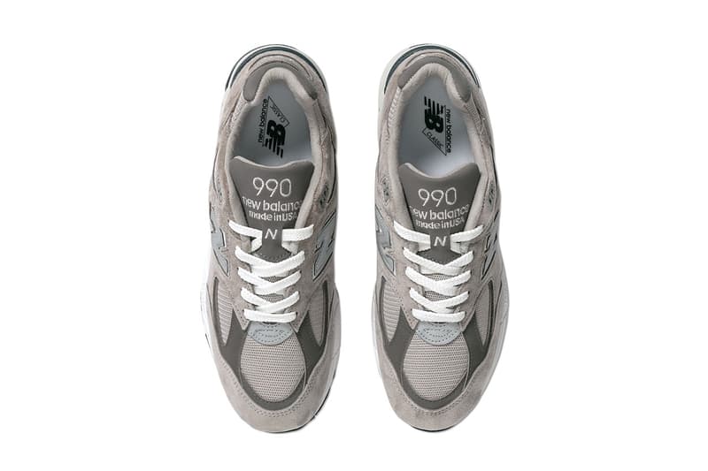 New Balance 990v2 經典元祖灰配色正式上架