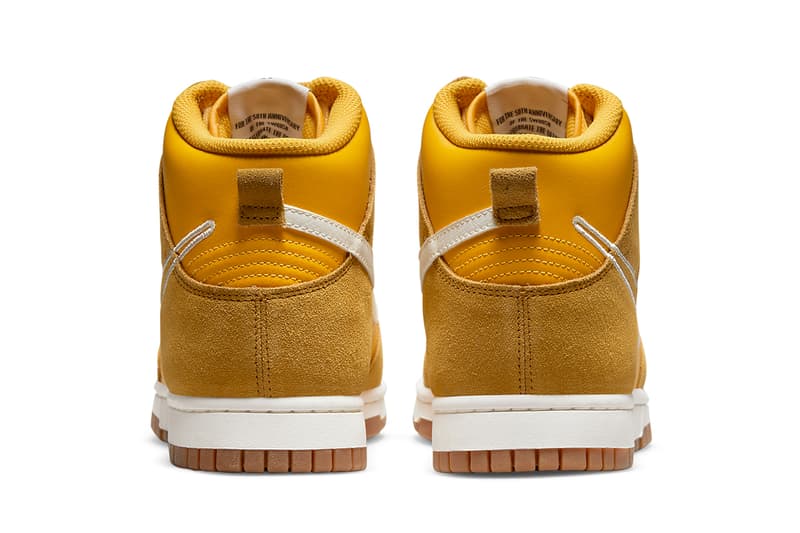 率先預覽 Nike Dunk High「University Gold」全新配色