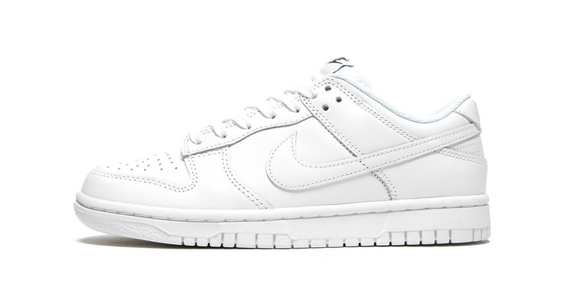 dunk low white beige