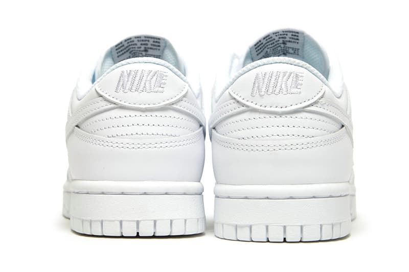 Nike Dunk Low 全新配色「Triple White」發佈