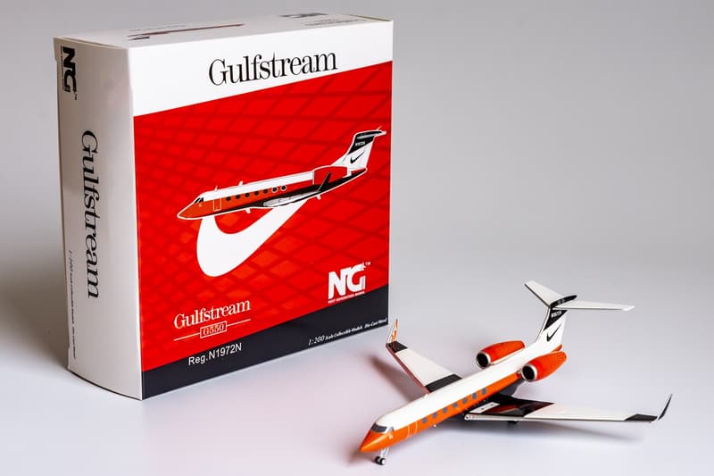 Threshold Aviation 打造全新 Nike「Gulfstream G-550」公務機模型