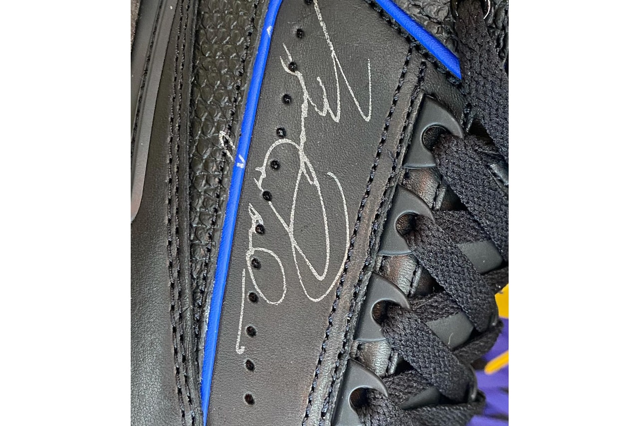 率先近賞 Off-White™ X Air Jordan 2 Low 黑藍配色聯名鞋款
