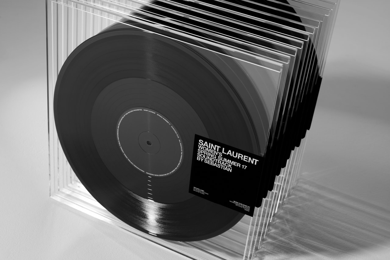 Saint Laurent 創意總監 Anthony Vaccarello 攜手法國 DJ SebastiAn 打造獨家秀場音樂黑膠唱片