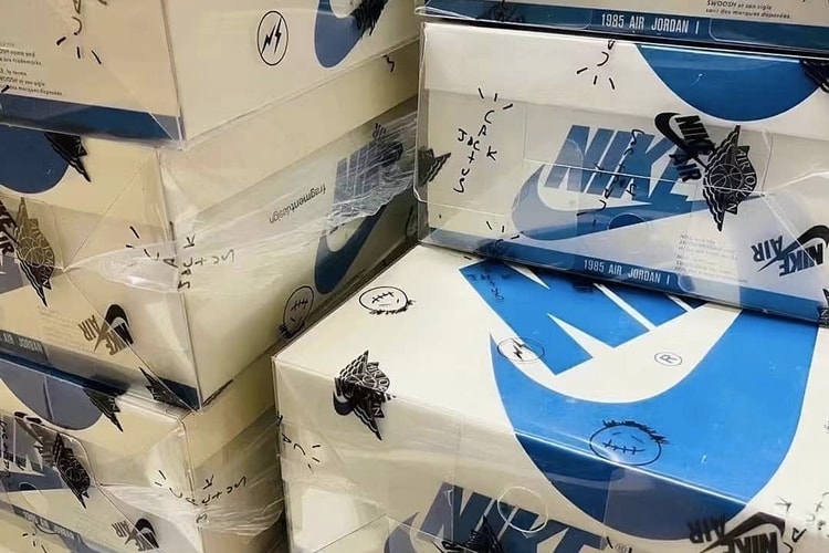 Travis Scott x fragment design x Air Jordan 1 Low 最新聯名鞋盒率先曝光