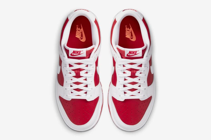 Nike Dunk Low「Championship Red」官方圖輯、發售情報公佈