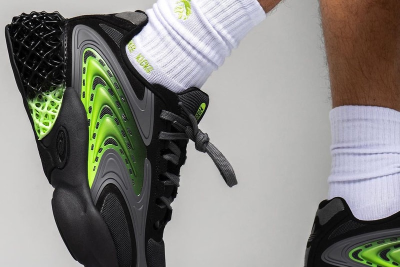 率先近賞 adidas 4D Cush「Carbon/Solar Green」全新鞋款